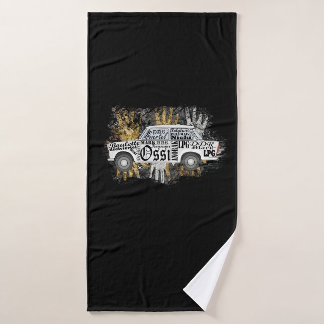 Trabant Pappe DDR Ossi (Toalla de baño)