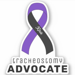 Tracheostomía Advocate Vinyl Pegatina