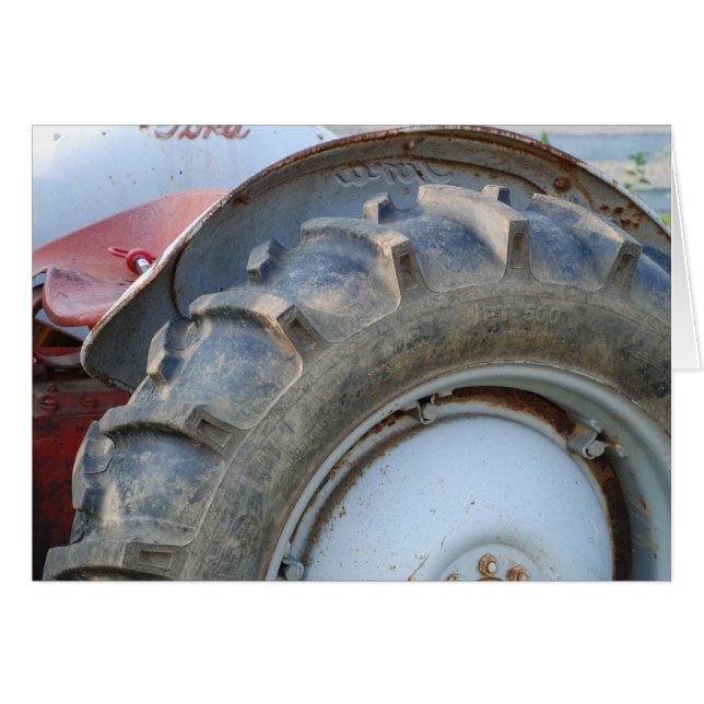 tractor antiguo (Anverso (Horizontal))