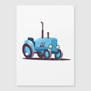 Tractor Azul Adorable