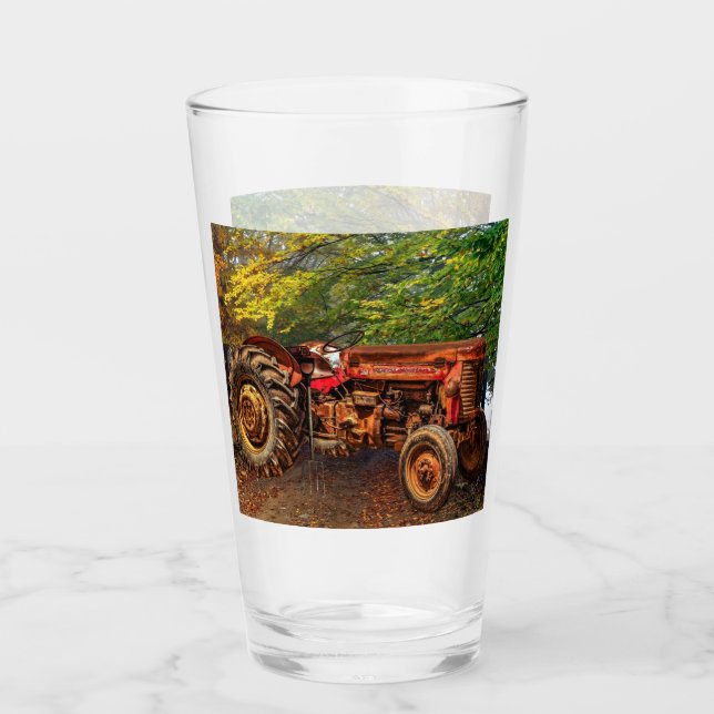 Tractor de granjas rojas Vintage (Anverso)