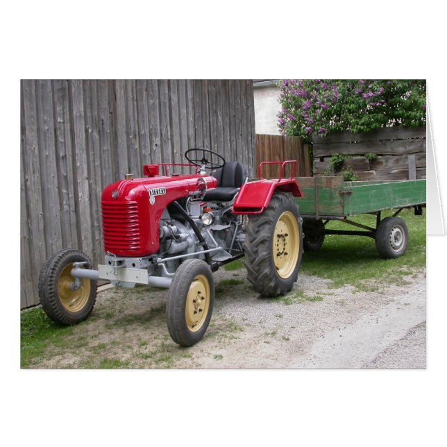 Tractor Red Steyr T84 (Anverso (Horizontal))