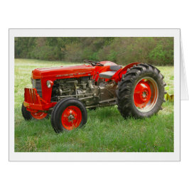 Tractor rojo