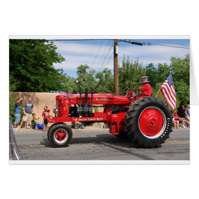 Tractor rojo (Anverso (Horizontal))