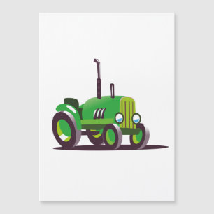 Tractor verde de corte