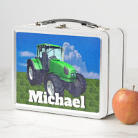 Tractor verde personalizado
