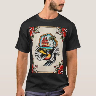 Tradición de tinta: Desi de camiseta de tatuaje fl
