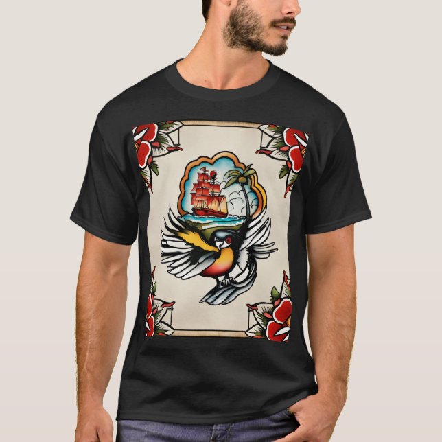 Tradición de tinta: Desi de camiseta de tatuaje fl (Anverso)