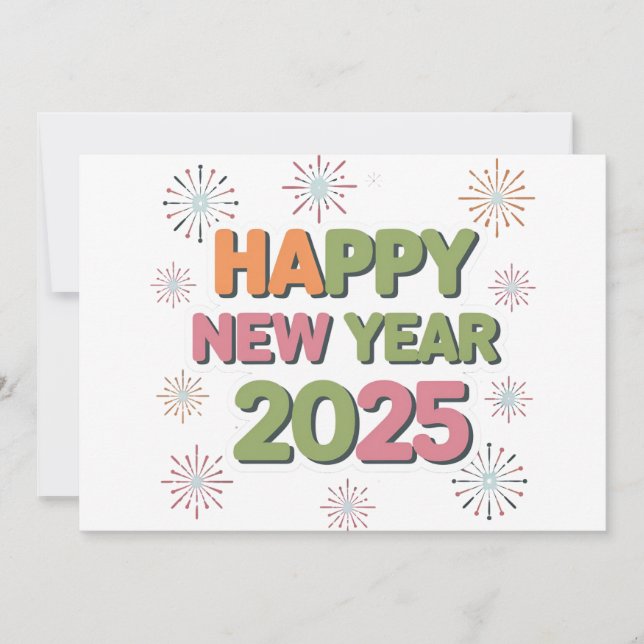 Tradición Encuentra Estilo: Tarjetas Feliz Año Nue (Anverso)