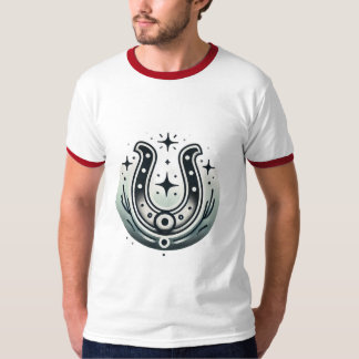 Tradicional camiseta con tatuaje de herradura de s