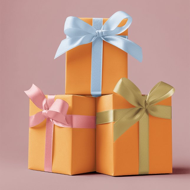 Tradicional - Hojas de papel para envolver Naranja (Subido por el creador)