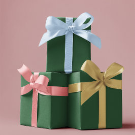 Tradicional - Verde oscuro - Hojas de papel envuel