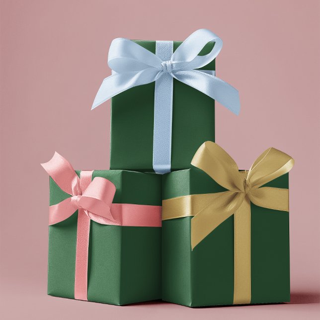 Tradicional - Verde oscuro - Hojas de papel envuel (Subido por el creador)