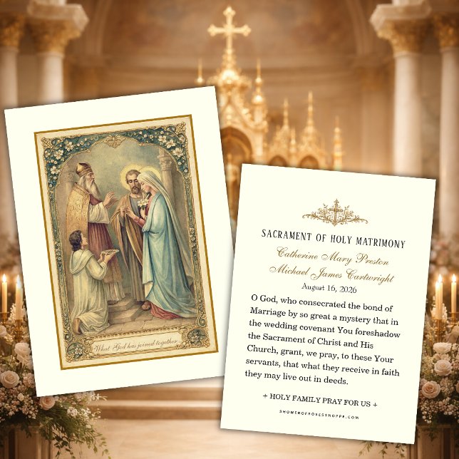 Traditional Catholic Betrothal Mary Joseph Wedding (Subido por el creador)