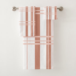 Traditional Plaid Coral Blends and White