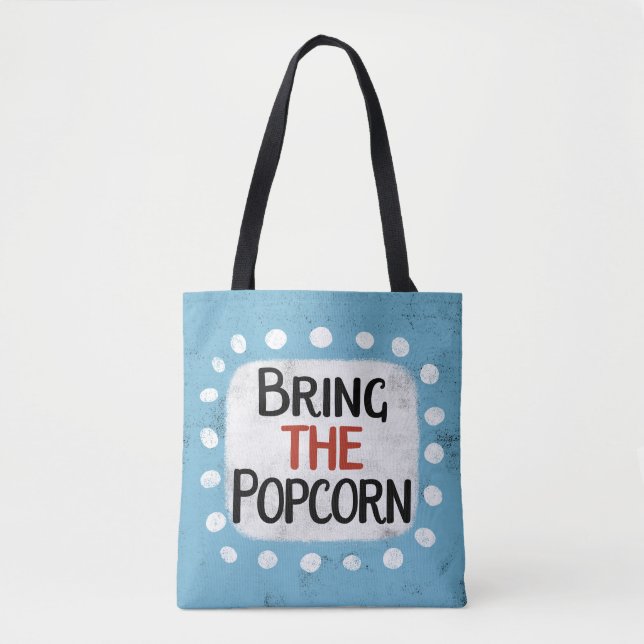 Trae La Bolsa De Tote De Popcorn (Anverso)
