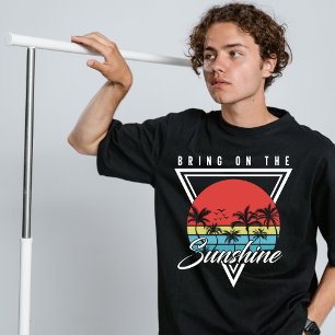 Trae la camiseta con el sol