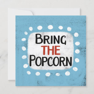 Trae La Tarjeta De Saludo De Popcorn