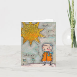 Trae tu propio sol - Tarjetas de notas