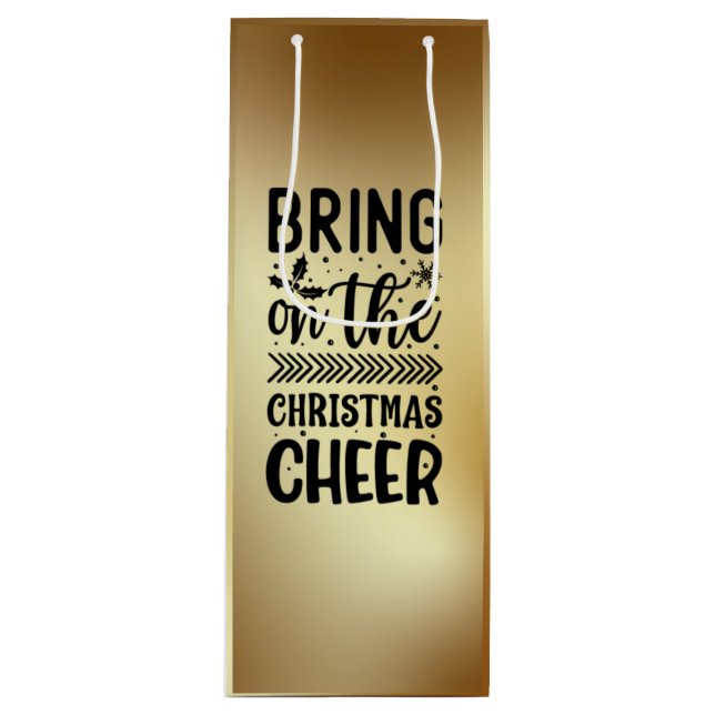 Traer a los Navidades Cheque Bolsa De Regalo De Vi (Anverso)