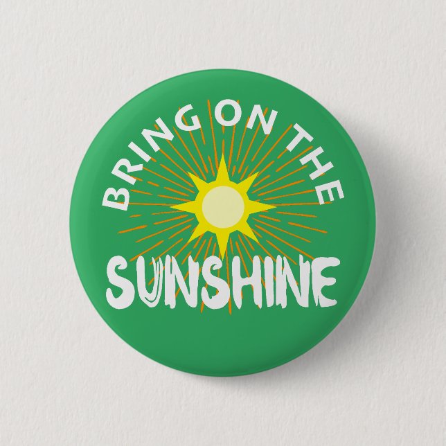 Traer el diseño Sunshine - botón redondo (Anverso)