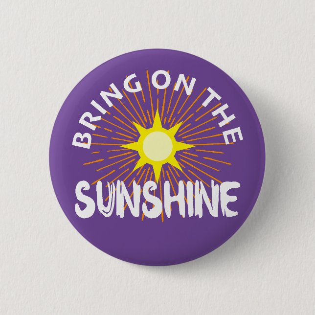 Traer el diseño Sunshine - botón redondo (Anverso)