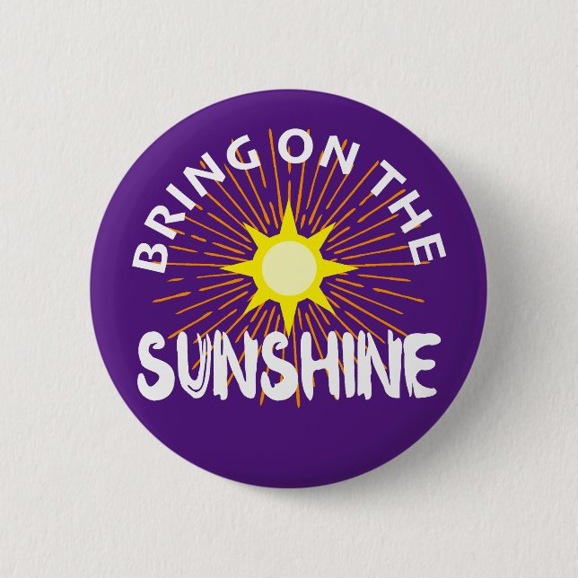 Traer el diseño Sunshine - botón redondo (Anverso)