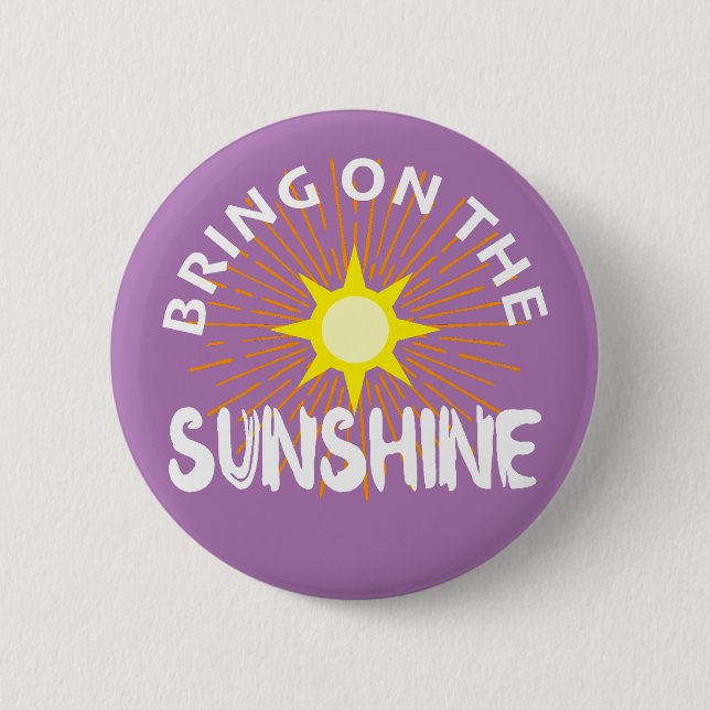 Traer el diseño Sunshine - botón redondo (Anverso)