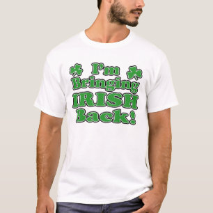 traer la camiseta del irlandés detrás