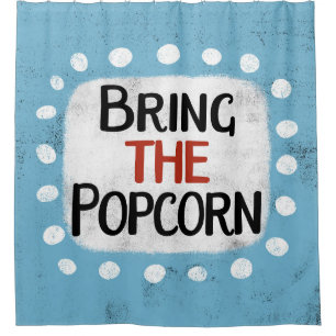 Traer La Cortina De Ducha De Popcorn