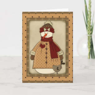 Traer la tarjeta de felicitación de Snowgirl (invi