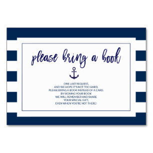 Traer tarjetas de Baby Shower Náuticas azules de l