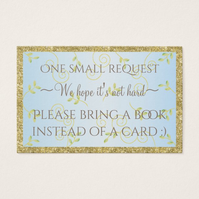 Traer un libro "Gld Birds/B" Insertar tarjeta/Pers (Anverso)