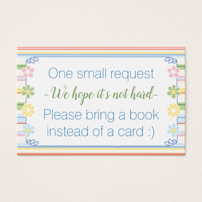 Traer un libro "Picnic" Insertar tarjeta/Personali (Anverso)