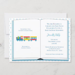 Traer una invitación de Baby Shower para libros