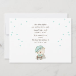 Traer una tarjeta Baby Shower de libro