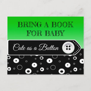 Traer una tarjeta Baby Shower de libro para bebés
