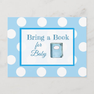 Traer una tarjeta Baby Shower de libro para bebés