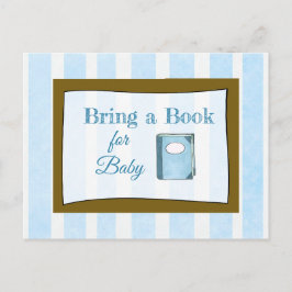 Traer una tarjeta Baby Shower de libro para bebés