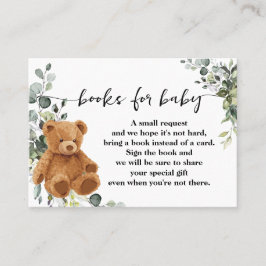 Traer una tarjeta de inserción de Baby Shower para