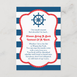 Traer Una Tarjeta De Libro, Ahoy, Náutico, Baby Sh