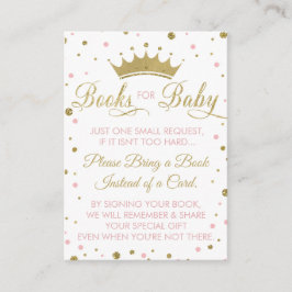 Traer Una Tarjeta De Libro, Princesa, Baby Shower