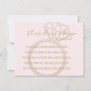 Traer una tarjeta de receta para la invitación a l