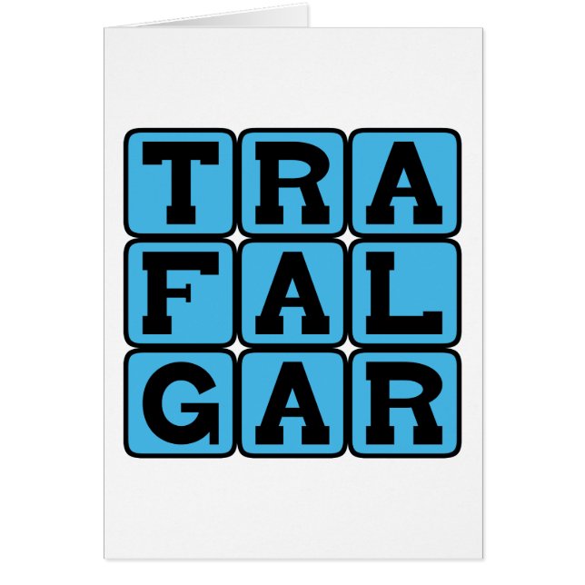 Trafalgar, Square en Londres (Frente)