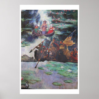 Tráfico en hora punta - arte de collage