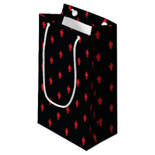 Tráfico Ilumina Hombre Bolsa de Regalo Pequeña