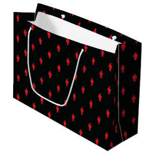 Tráfico Iluminación Hombre Bolsa de Regalo Grande