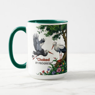 Tragado por el Progreso – Taza de Conciencia Ecoló