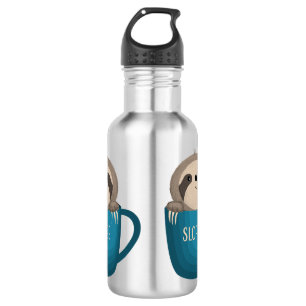 Tragamonedas en botellas de agua de café Mug