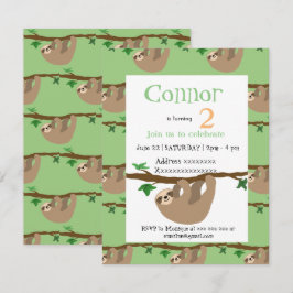 Tragamonedas, invitación de fiesta de cumpleaños